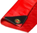 12' X 20' Heavy Duty Premium Red Poly Tarp 12 Mil Thickness