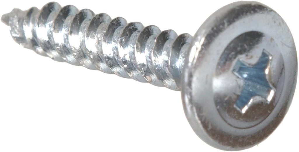 Hillman 8 In. X 9/16 In. L Phillips Truss Head Zinc-Plated Steel Sheet Metal Screws 100 1 Pk
