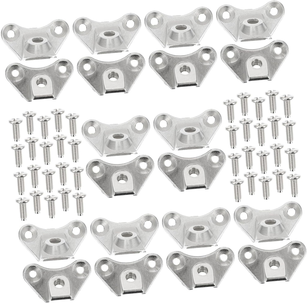 3 Sets Corner Connector Fixing Bracket Furniture Accessory Corner Brace Furniture Corner Bracket Zinc Alloy Corner Bracket Right Angle Bracket Fixing Tool Industrial Fastener