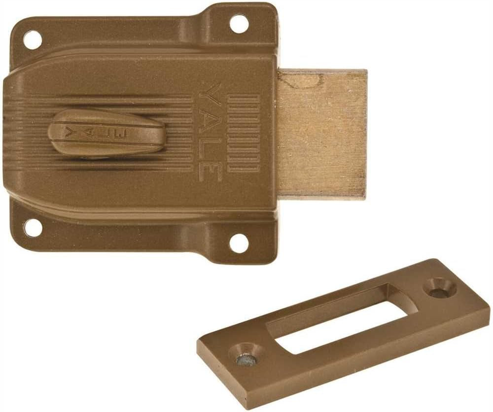 Yale 112 Rimlock, Heavy Duty Deadbolt W/Thumbturn