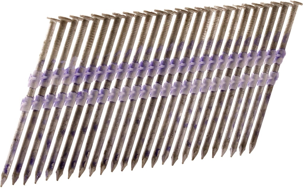 Metabo HPT Framing Nails | 3" X .131 | 21 Degree | Full round Head | Hot Dipped Galvanized | Smooth Shank | 4,000 Count | 10162HPT