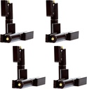 Steel 5" Barrel Gate Hinges for Heavy Gates & Doors - Welding on Larger Iron or Steel Gates up to 450 Pounds - Grease Zerk Fitting - Steel Barrels & Copper Pin - 2 Pair