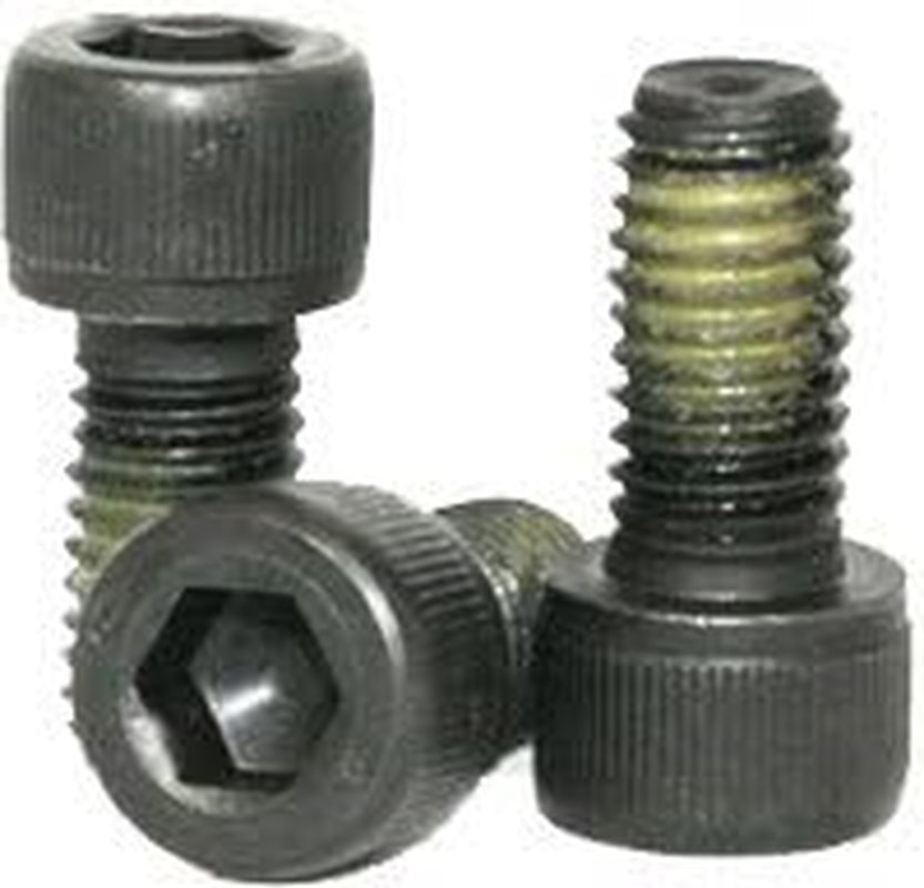 Newport Fasteners Nylon Patch Socket Head Cap Screw, 1/2-13 X 5 1/2", Alloy Steel, Black Oxide, Hex Socket (Quantity: 50) Coarse Thread, 1/2 Inch Allen Bolt, Length: 5 1/2 Inch, Partial Thread