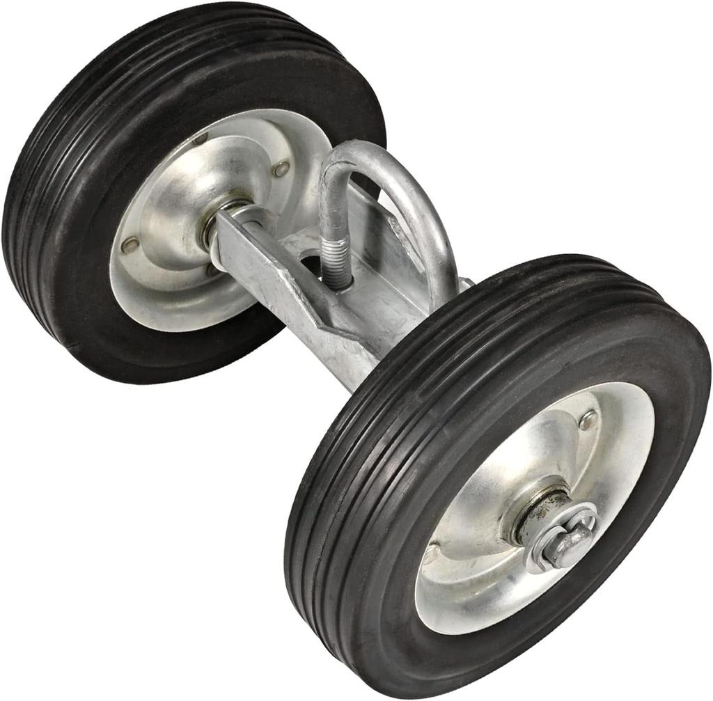 Fence Gate Wheel 6" Sliding Gate Wheels, Rolling Gate Carrier Wheels for Chain Link Fence Rolling Gates