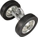 Fence Gate Wheel 6" Sliding Gate Wheels, Rolling Gate Carrier Wheels for Chain Link Fence Rolling Gates