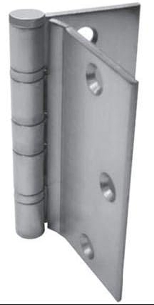Stanley FBB173 Ball Bearing Half Surf Steel Hinge 4.5" Inch Satin Chrome 26D - Pack of 3