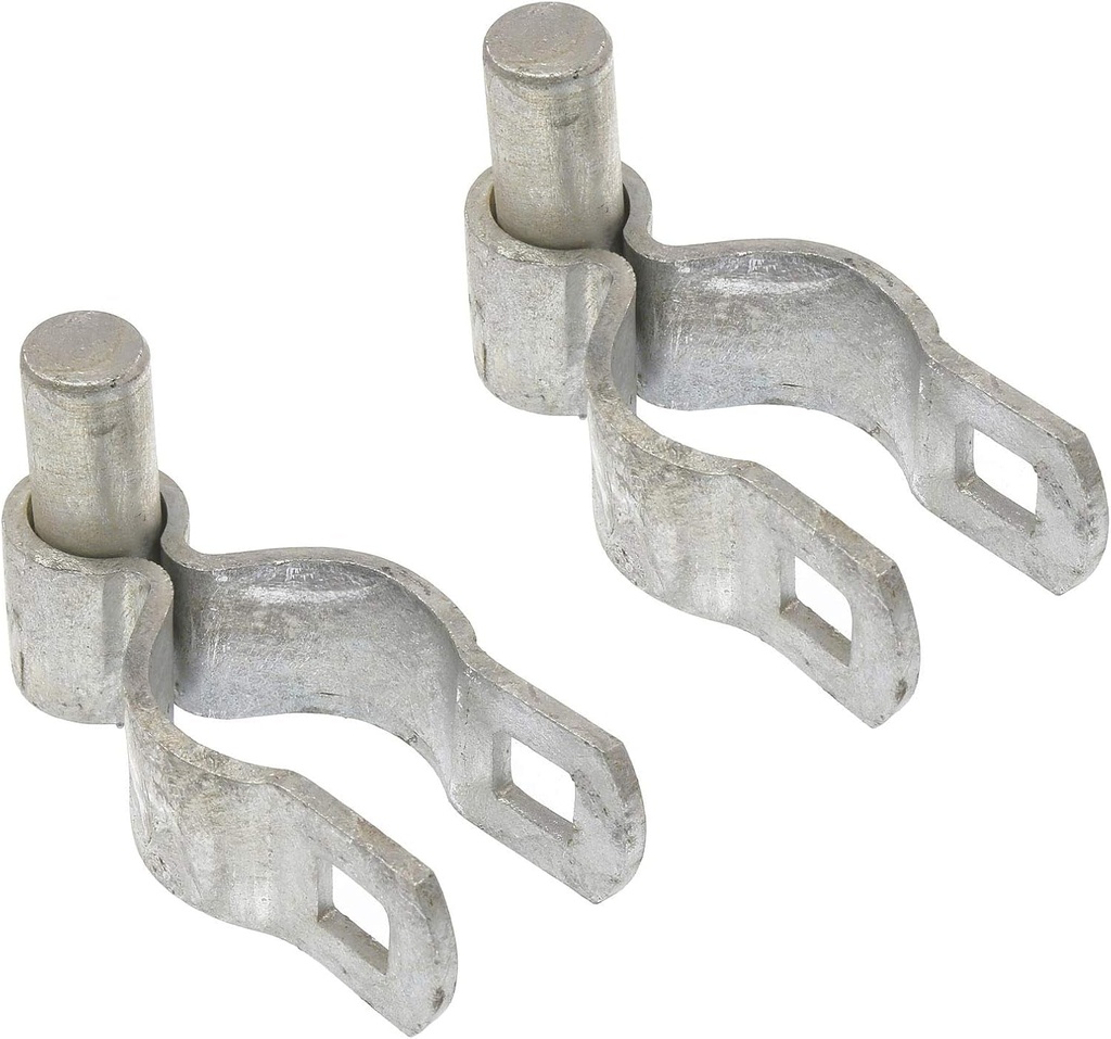 Pressed Steel Chain Link Fence Post Hinge W/Bolt - (2 Pack) (1-3/8" X 5/8")