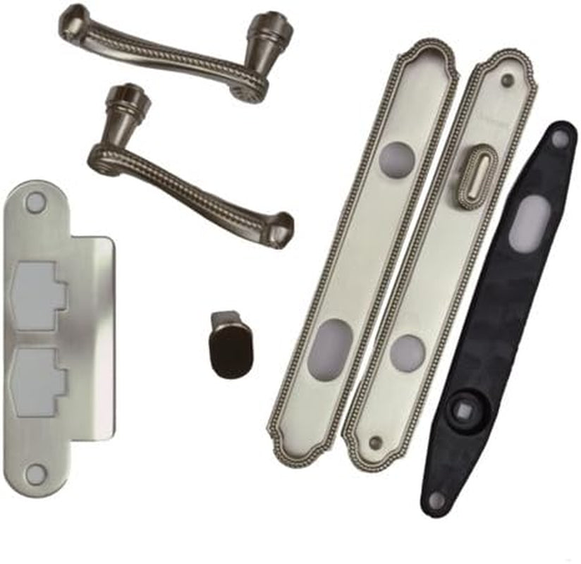 Andersen Whitmore Style (Single Active) Hinged Door Hardware Set in Satin Nickel