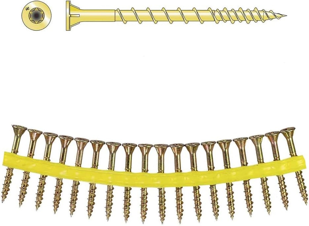 Simpson WSV212S Quik Drive WSV SUBFLOOR Screws, 9 X 2-1/2-Inch, (1,500 per Box)