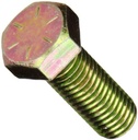 3/8 Inch X 1-1/4 Inch Hex Cap Screw Grade 8 Zinc Yellow Plated Steel (Quantity: 100 Pcs) 3/8-16 X 1 1/4 Hex Bolt/Coarse Thread/Fully Threaded