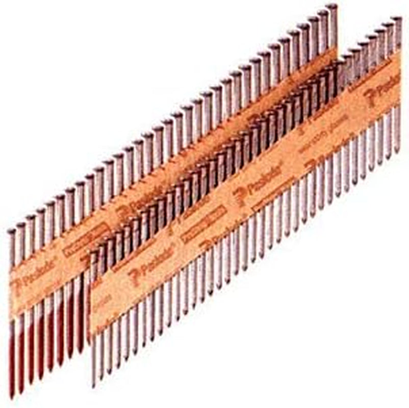 Paslode 650386 round Head 3-Inch by .131-Inch by 30 Degree Paper Tape Collated Hot Dipped Galvanized Framing Nail (2,000 per Box)