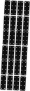 24 Pcs Corner Code Metal Fixing Plate Iron Fixing Plate Straight Brace Iron Mending Brace Flat Brace Metal Mending Brace Metal Mending Plate Iron Mending Plate
