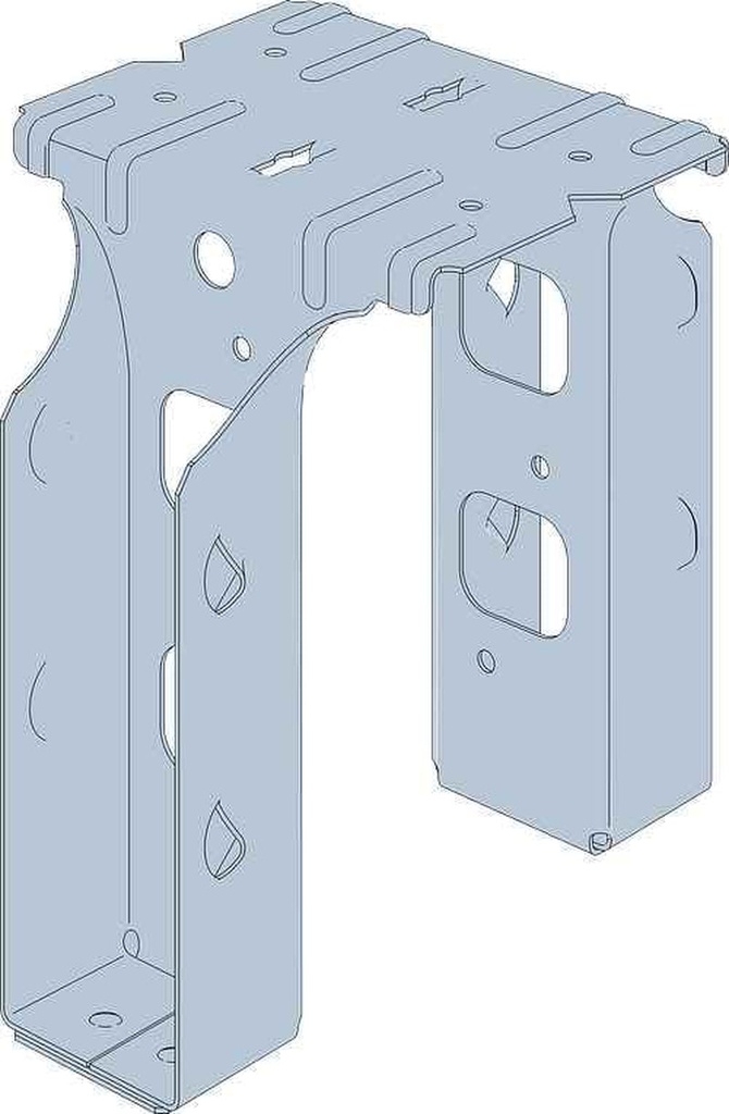SIMPSON STRONG-TIE PFDS26B Top-Flange Saddle Hanger for 2X Joists, 25/Count (25)