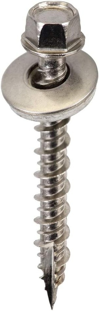 SW-MW15SS250 Screw, 9 X 1.5, Silver, 250 Count