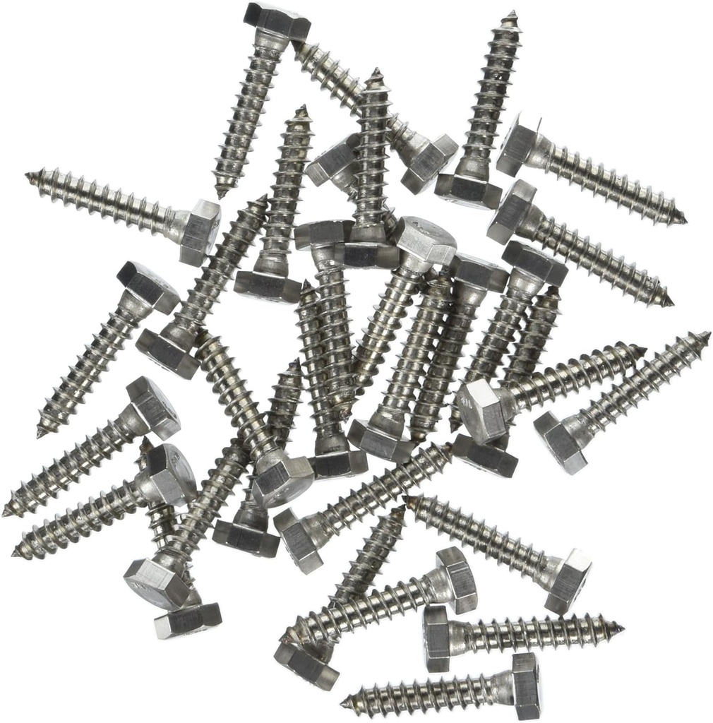 832032 5/16 X 1-1/2-Inch Stainless Steel Hex Lag Screw, 50-Pack