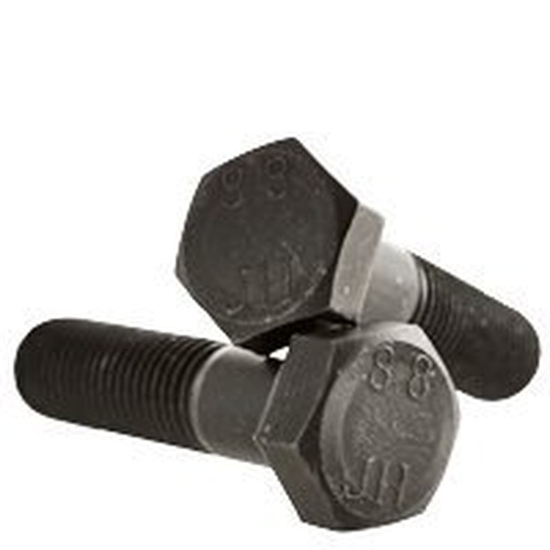 Newport Fasteners M16 X 130Mm Hex Cap Screw Metric Class 8.8 Plain Steel (Quantity: 25 Pcs) M16-2.0 X 130Mm Hex Bolt/Coarse Thread/Partially Threaded 44Mm Inches of Thread/Din 931