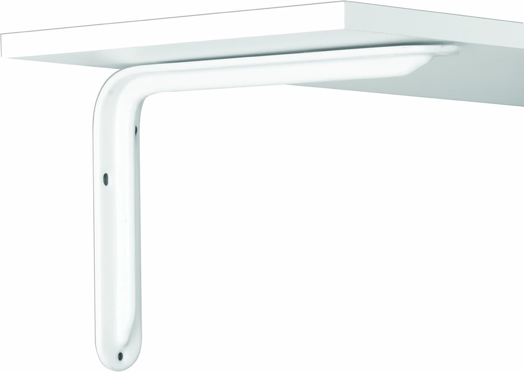 Knape & Vogt Shelf Bracket, 1 Count (Pack of 1), White