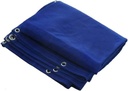 7X12 Blue Mesh Heavy Duty Tarp Net Sunshade Fence Screen Patio and Canopy Cover