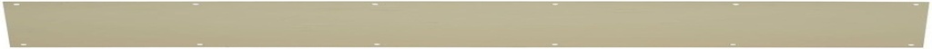Schlage Lock Company SC8400PA3 6X34 H.B. Ives Kick Plate 6 X 34" Bright Brass Finish Aluminum for Use on Wood or Metal Doors