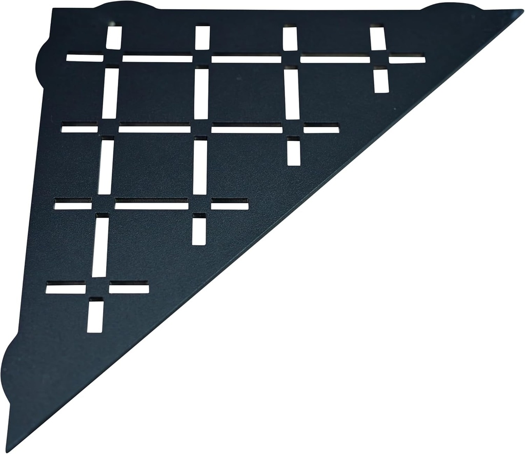 FROSCH Stainless Steel Shower Shelf, Corner - Triangle (Matte Black)