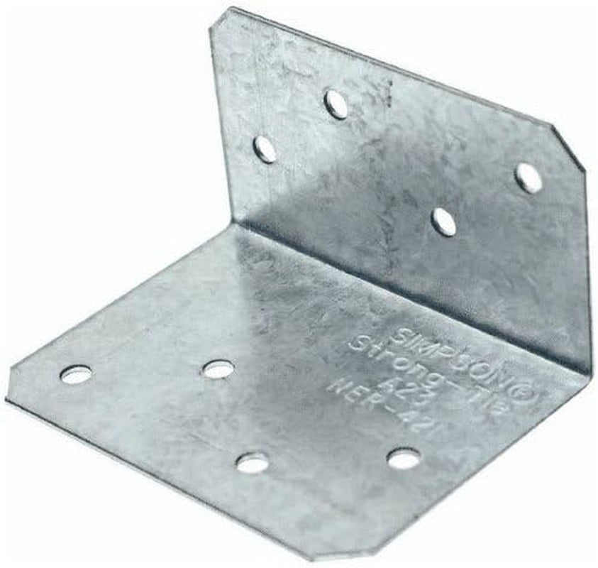 200 Pack Simpson Strong Tie A23Z Angle/Corner Tie (2" X 1-1/2" X 2-3/4") Z-Max Finish