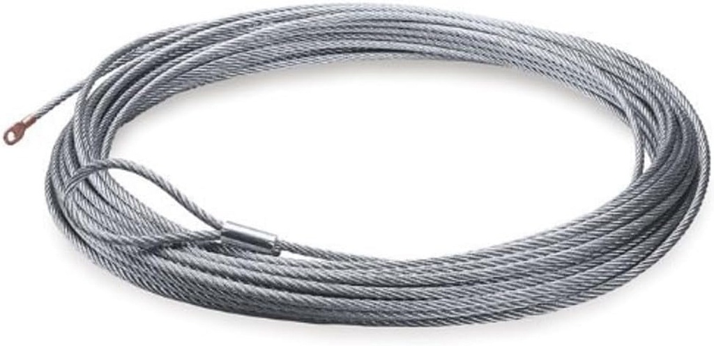 WARN 74313 Wire Rope for Powerplant Dual Force HD Winch - 3/8" X 80'