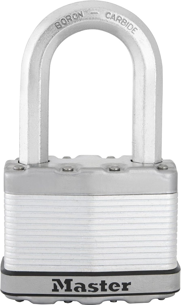 Master Lock Padlock, Magnum Laminated Steel Lock, 2-1/2 In. Wide, M15XKADLH