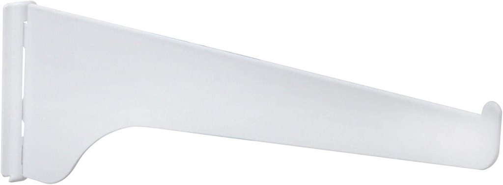 Knape & Vogt 180WH 8" 8" White Shelf Brackets