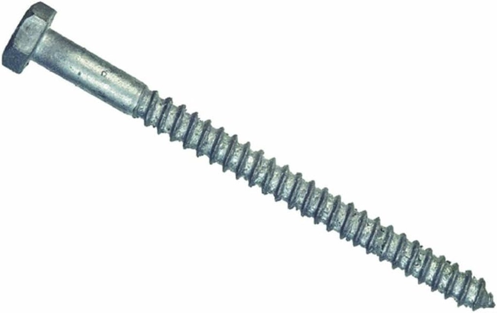 Hillman 5/16 In. X 3-1/2 In. L Hex Hot Dipped Galvanized Steel Lag Screw 50 Pk