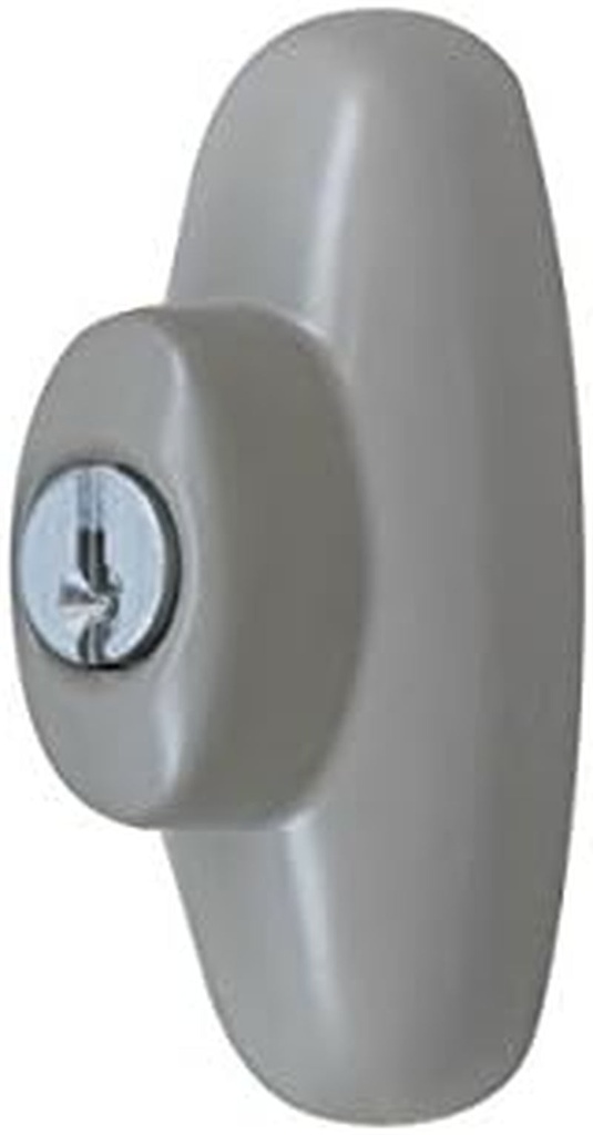 Andersentribeca Style Exterior Keyed Lock with Keys Left Hand in Stone