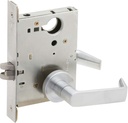SCHLAGE L9010 06A 626 Series L Grade 1 Mortise Lock, Passage Function, Keyless, 06A Design, Satin Chrome Finish