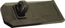 ABUS 130/180 Granit Hasp, 6-1/8" Length, Black