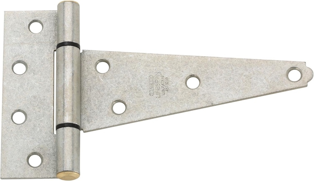 Stanley Hardware S785-040 CD908BP Heavy T-Hinge in Galvanized, 2 Pack