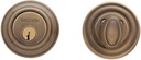 Baldwin Estate 8231.05 Low Profile Traditional Single Cylinder Deadbolt in Satin Brass