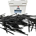 Ace Screws #15 8” (500Pc) FM Approved Commercial Roofing Fasteners Black, Self Tapping into Metal and Wood Roof Decks, EPDM, TPO, Insulation, Goes with Ace Screws Plates to Meet All Roofing Tasks
