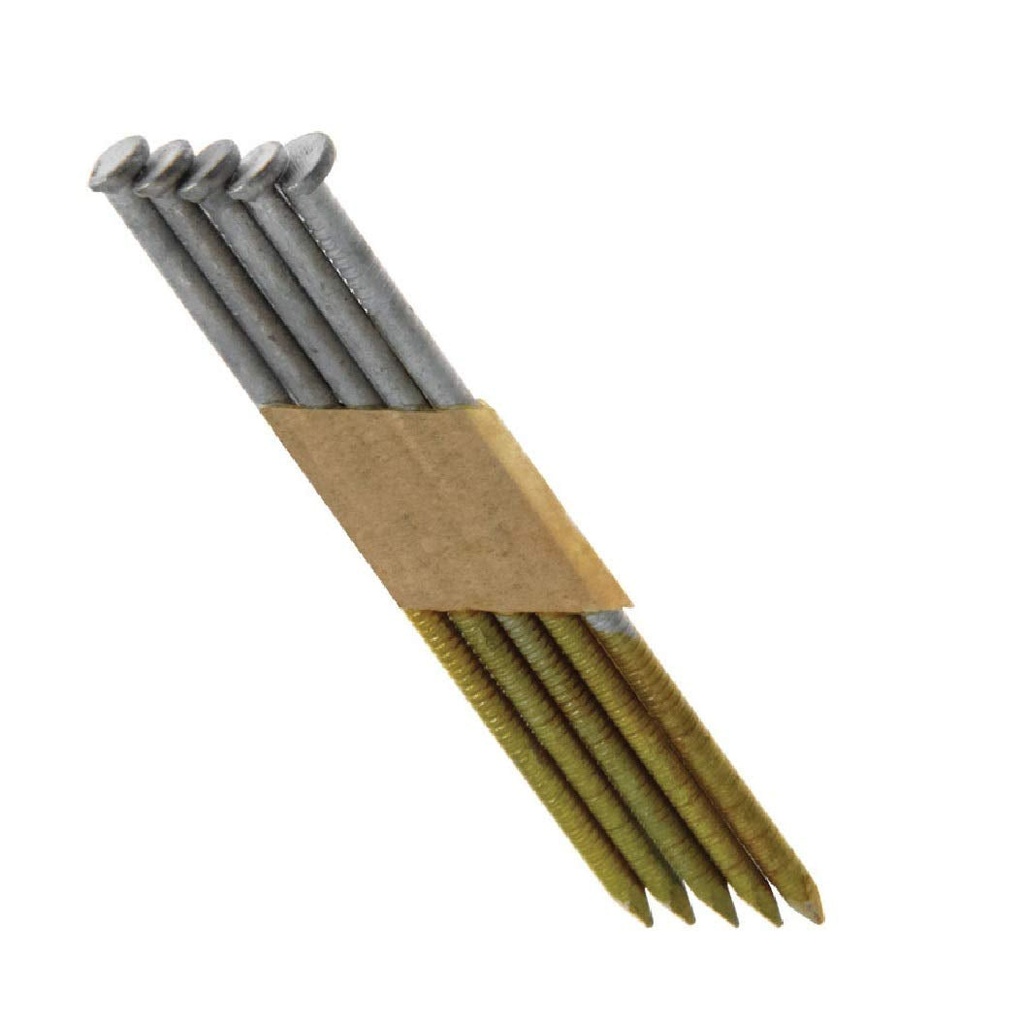 GRSP12DRHG 30-Deg Galv Paper Tape Clipped Head Nails, Ring 3-1/4-Inch by .120 (2,000-Pack), Steel