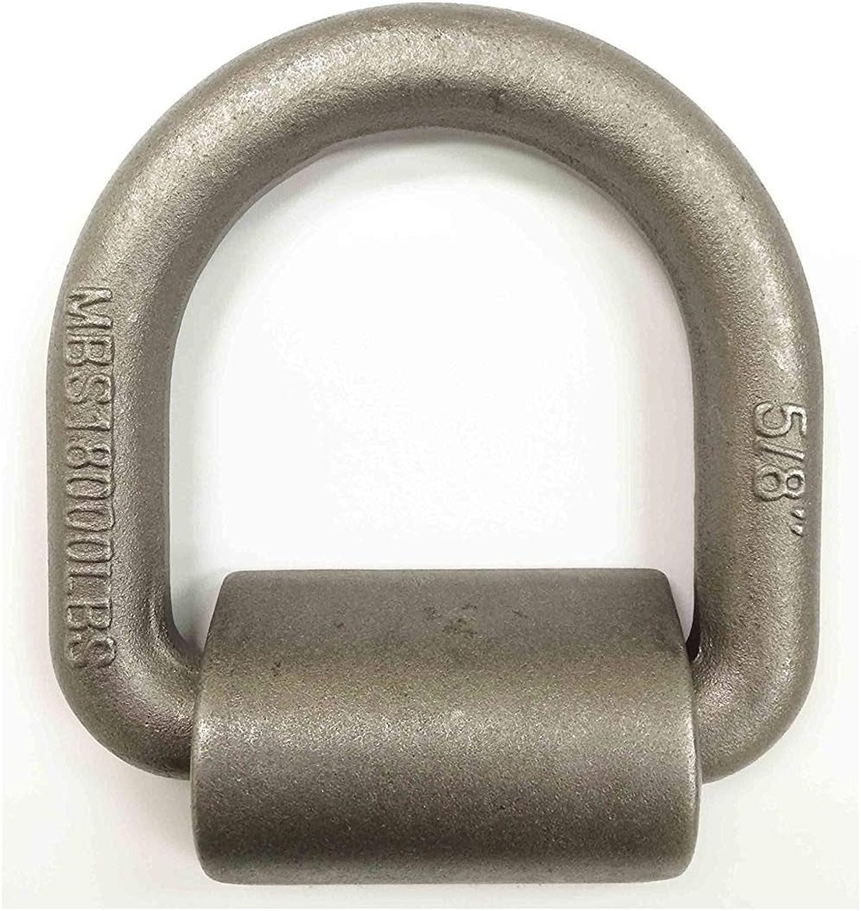 Set of 8 Weld-On 5/8" Forged D-Rings for Trailer, Truck Tie-Down Ring - Sold by Ucostore Only