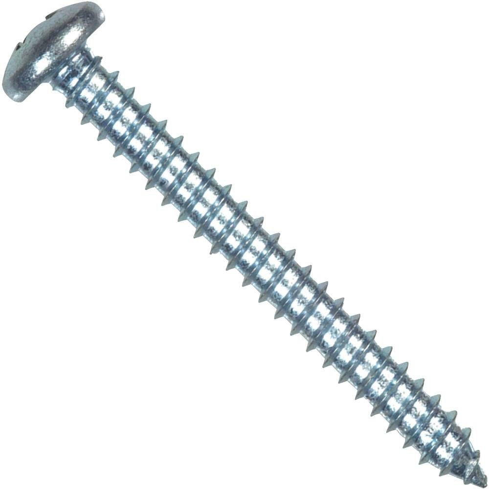 Hillman 8 Sizes X 3/4 In. L Phillips Pan Head Zinc-Plated Steel Sheet Metal Screws 100 Pk