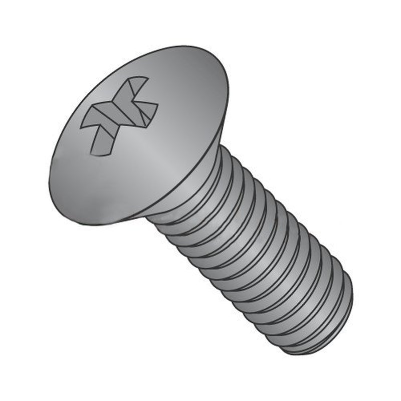 1/4-20 X 1" Machine Screws/Phillips/Oval/Steel/Black Oxide (Carton: 3,000 Pcs)