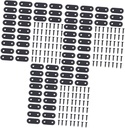 216 Pcs Stainless Steel Corner Code Shelf Brackets Office Desk Accessories Shelf Holders Black Shelves Black Shelf Bracket Heavy Duty Black Furniture Corner Shelf Tool Right Angle