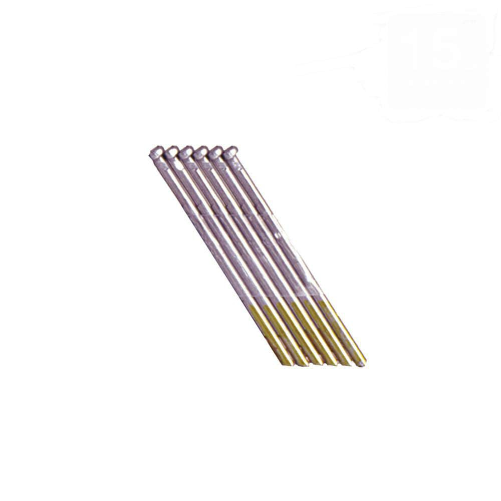 Grip Rite Prime Guard GRDA25L 15-Gauge Bright Da-Style Angled Finish Nails 2-1/2-Inch (4,000 per Pack), Steel, Flat, Others