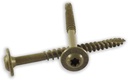 ST14X212B 1/4-Inch by 2-1/2-Inch Length round Washer Head Exterior Wood Screws, 250-Pack