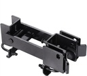 Chain Link Fence Lock Double Gate Latch for 1-5/8" or 2" Frame - Commercial Strong Arm Double Gate Latchs for Metal Gates, Black