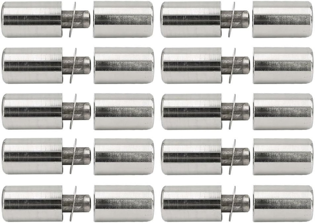 Stainless Steel 3-1/8" Welding Hinge for Gates Fences Doors, 10-Pack