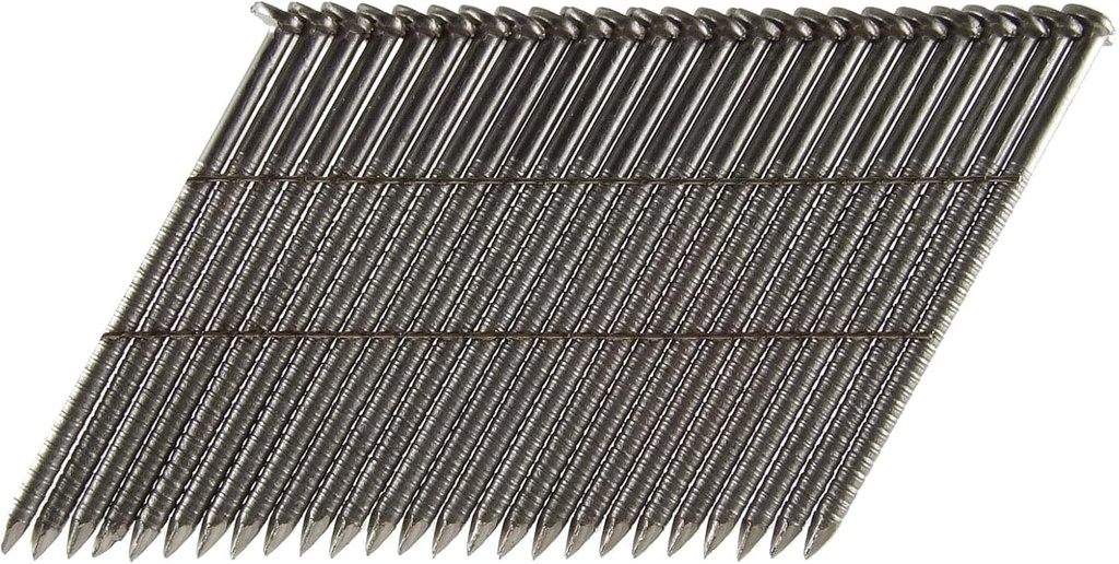 B&C Eagle A3X131RSS/28 Offset round Head 3-Inch X .131 X 28 Degree S304 Stainless Steel Ring Shank Wire Collated Framing Nails (500 per Box)