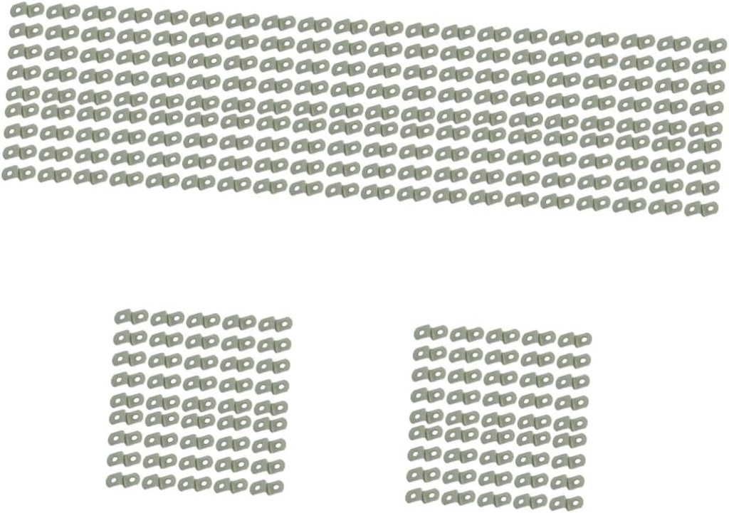 Mobestech 720 Pcs Corner Code Trapezoidal Securing Clip Stainless Steel