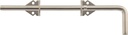 Hillman 853367 1/2 X 12-Inch Stainless Steel Non-Adjustable Throw Cane Bolt