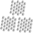 150 Pcs 2028 Corner Bracket Aluminum Alloy Angle Bracket Angle Bracket Joint L Angle Bracket