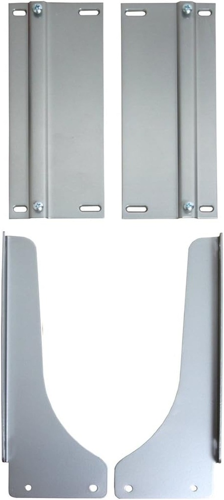 Knape & Vogt KV Door Mount Bracket for Bottom Mount Waste Bins Platinum