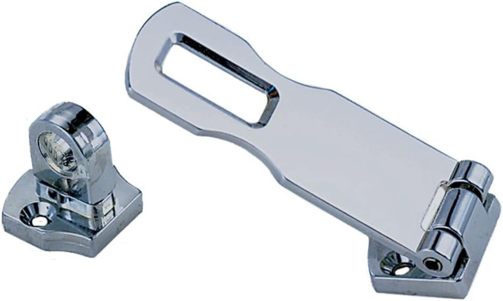 Perko Swivel Eye Hasp - 3" - Chrome Plated Zinc